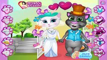 Baby and Kid Cartoon & Games ♥ Talking Angela and Talking Tom Wedding Day Online Full Game