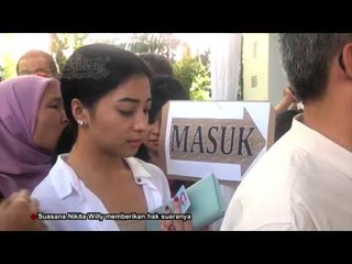 Nikita Willy Antusias Nyoblos Pertama Kali