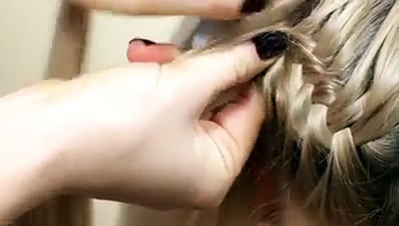 Step by step hairstyle