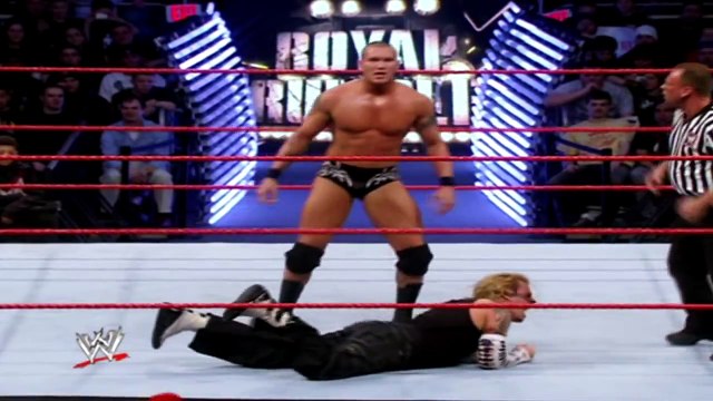 Jeff Hardy Vs Randy Orton - Royal Rumble 2008 [Highlights]