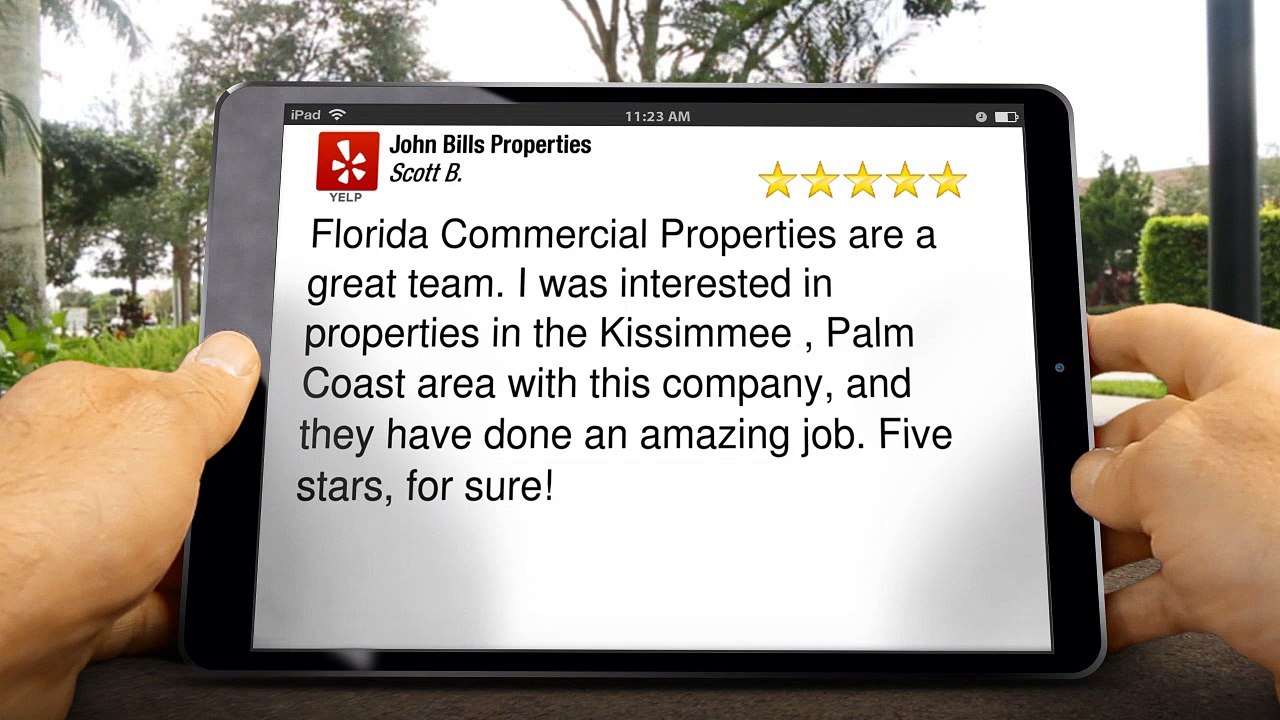 Commercial Real Estate for Rent Palm CoastJohn Bills Properties Palm CoastImpressive5 Star Review by Scott B.