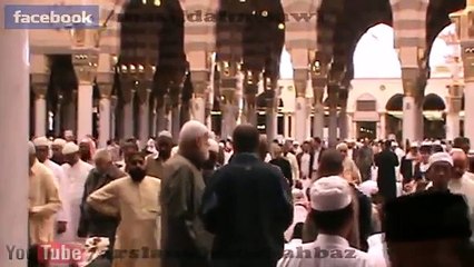 Nawaz Shareef Inside Masjid Al-Nabawi Shareef (Madina Pak)
