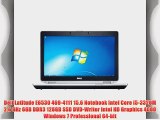 Dell Latitude E6530 469-4111 15.6 Notebook Intel Core i5-3320M 2.6 GHz 6GB DDR3 128GB SSD DVD-Writer