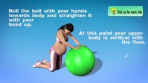 Low Back Pregnancy Exercise: Prenatal Pilates Exercise with a Fitness Ball