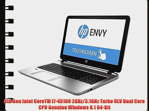 HP ENVY 15t Touch Intel Core i7 Laptop PC (15.6 Full HD Touch Screen Display 4GB NVIDIA GeForce