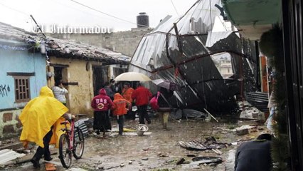 Torbellino azotó San Cristóbal de las Casas, Chiapas.