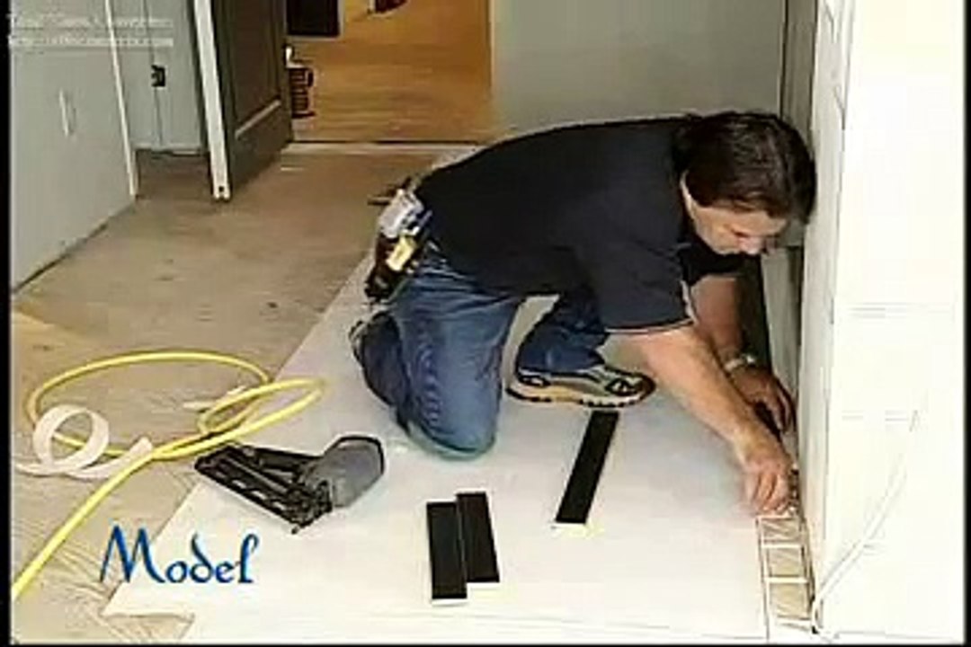 Condo Bois franc Model Installation plancher de bois franc technique d'installation 5 de 9