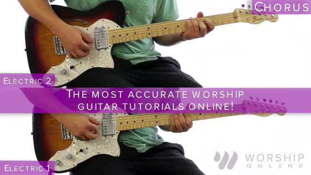 Jesus I Come - Elevation Worship - Electric Guitar Tutorial