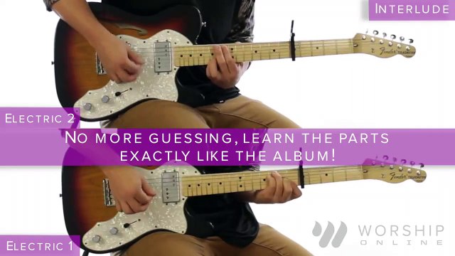 Say The Word - Hillsong United - Electric And Acoustic Guitar Tutorial