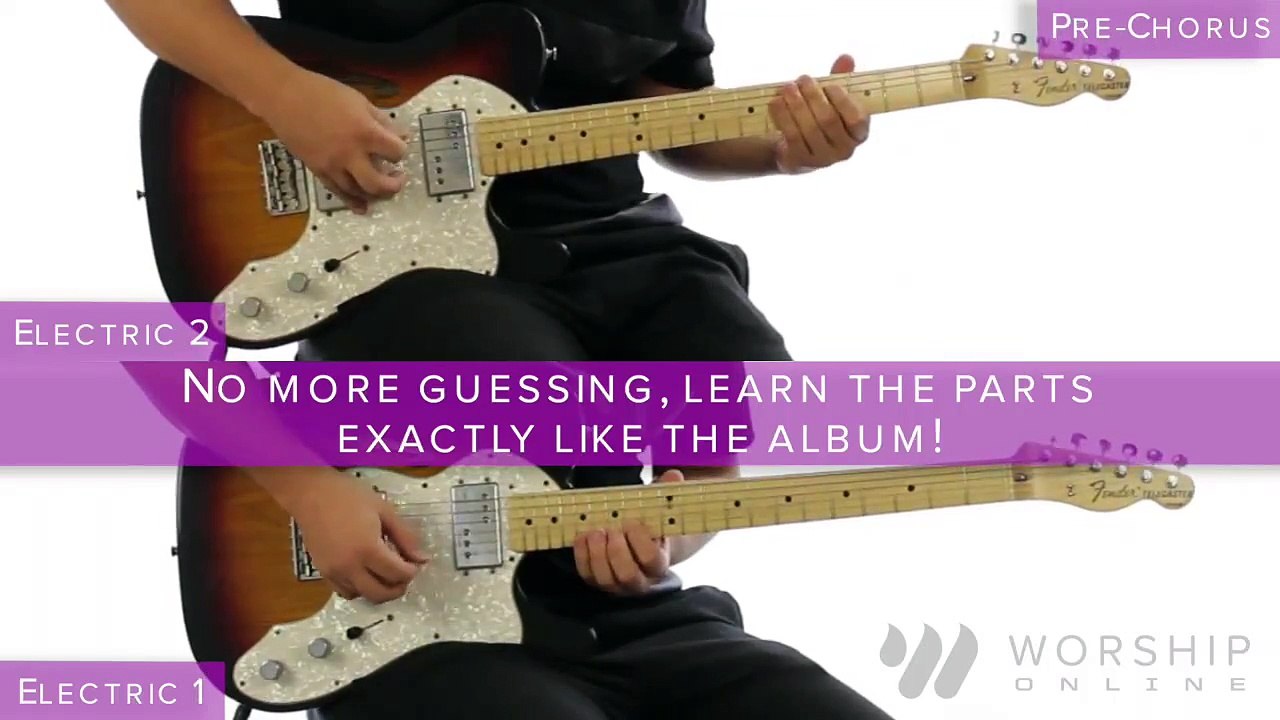 Only Your Love - Kari Jobe - Electric And Acoustic Guitar Tutorial