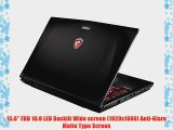 Custom MSI GE62 Apache Pro-055-16GB 15.6 Gaming Notebook Computer / Upgraded 16GB RAM / Intel