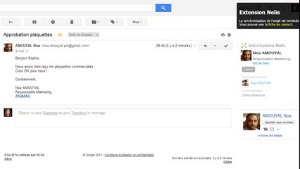 Nelis - Votre CRM collaboratif s'invite dans Gmail