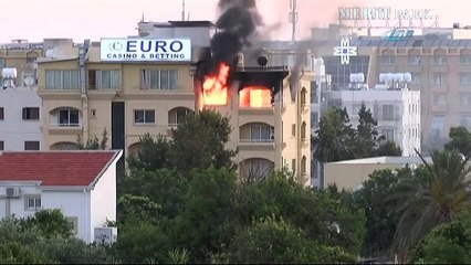 Otelde yangın: 2 ölü