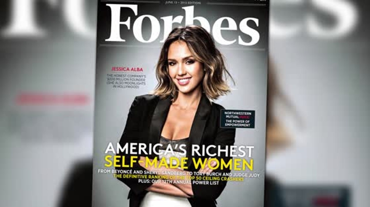 Jessica Alba auf dem Titelblatt von Forbes, mit fast 200 Millionen Euro Vermögen