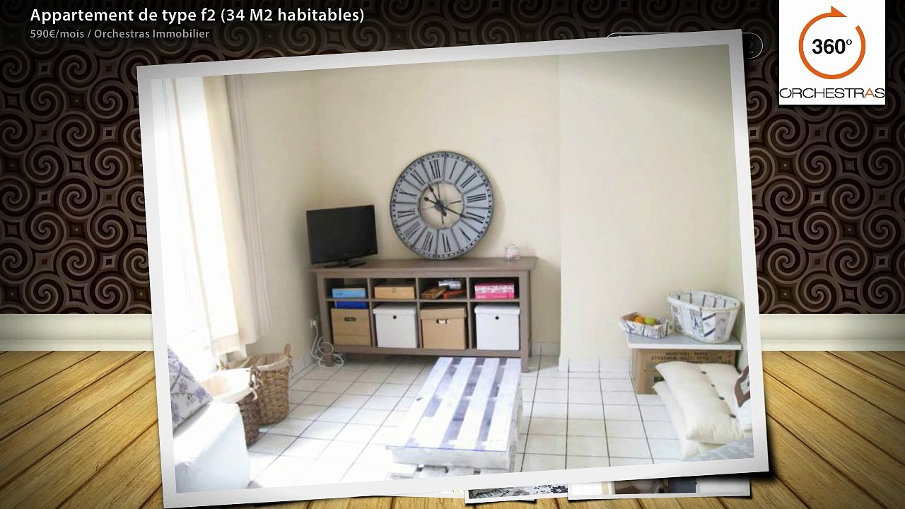 Appartement de type f2 (34 M2 habitables)
