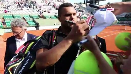 Le message de Tsonga pour Martin, le petit fan sans autographe qui pleurait sur Eurosport