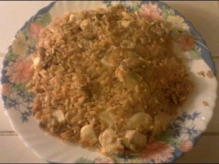 risoto de frango e cogumelos (receita fácil) HD