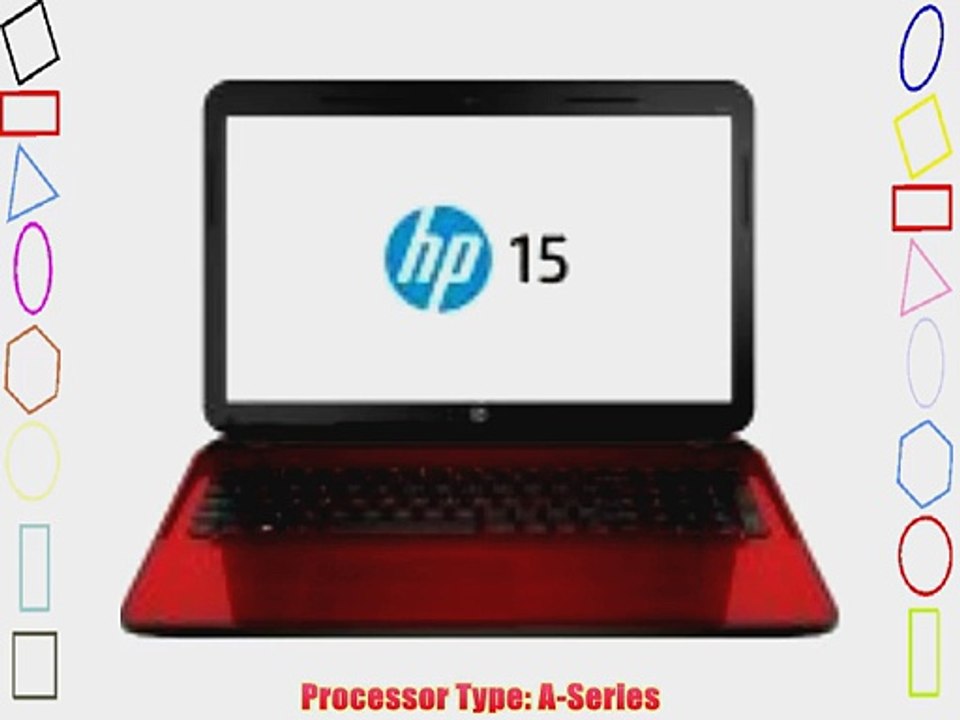 HP 15-g073nr 15.6 LED Notebook - AMD A-Series A6-6310 1.80 GHz - Flyer Red F9H92UA#ABA