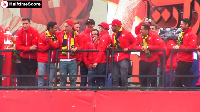 Jack Wilshere Leads Anti-Spurs Songs | Arsenal Winning FA-Cup