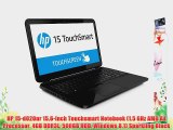 HP 15-d020nr 15.6-Inch Touchsmart Notebook (1.5 GHz AMD A4 Processor 4GB DDR3L 500GB HDD Windows