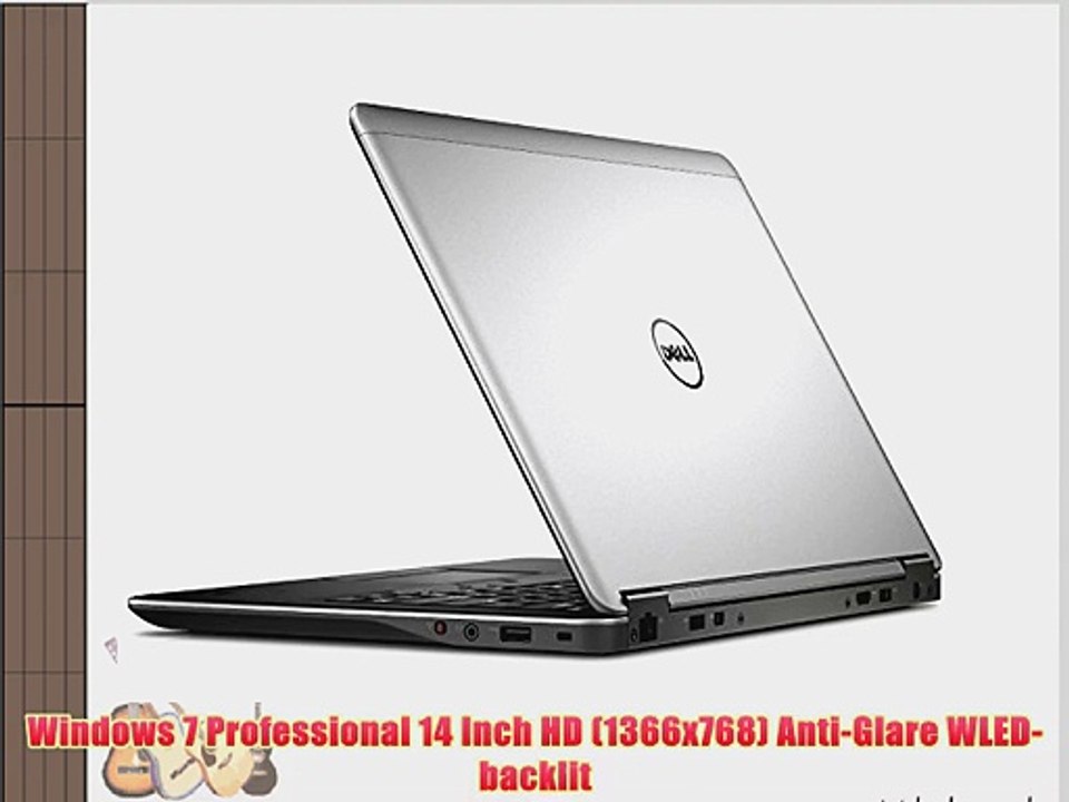 Dell Latitude E7440 14 LED Ultrabook Intel Core i7 i7-4600U 8GB RAM 256GB SSD Windows 7 Professional