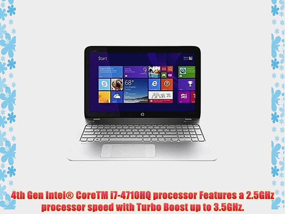 HP ENVY TouchSmart 17-inch FHD 1080P Touch-Screen Laptop (2. 5 GHz Intel Core i7-4710HQ processor