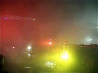 Fully involved structure fire in Jermyn, PA
