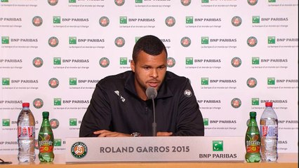 Roland Garros - Tsonga: "Cuando trabajas y crees, consigues cosas"