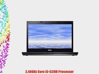 Dell Latitude E6510 15.6 inch Laptop Computer Core i5-520M 250GB HD 4GB RAM