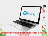 Hp Envy 15t (Non-touch) 15.6 Quad Laptop Computer w/ Windows 7 Home: Intel 4th Generation Quad