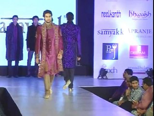 Wedding & Party Wear Sarees & Mens Suits Collection | Samyakk Fashion Show 2013