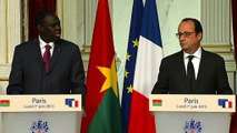 Point de presse avec Michel Kafando, président de la transition du Burkina-Faso