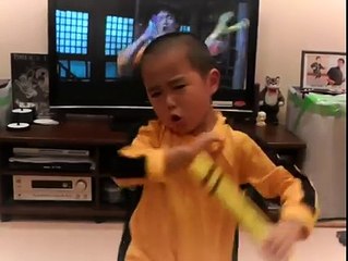 Bruce Lee MarshaLads/Black Belt  in Awesome  Kid
