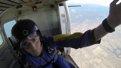 Skydiving At 12 000 Feet  Goes Wrong   Watch How Hero Rescues Student Having A Seizure Mid Air