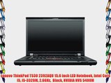 Lenovo ThinkPad T530 2392AQU 15.6 inch LED Notebook Intel Core i5 i5-3320M 2.6GHz  Black NVIDIA