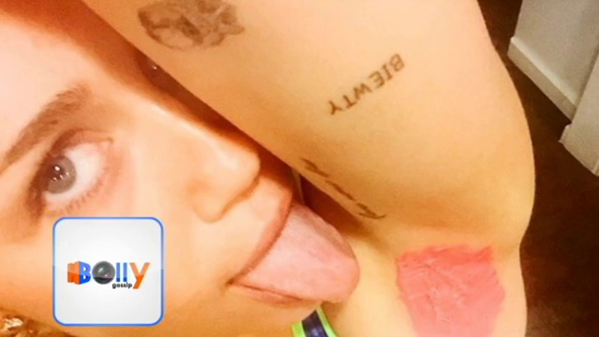 Miley Cyrus Long Armpit Hairs EWWW! 2015