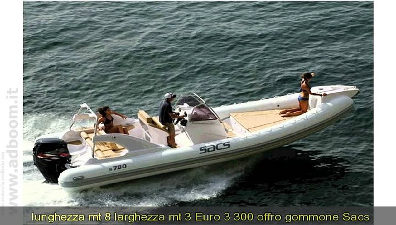 NAPOLI, BACOLI GOMMONE SACS S 780 2FB 4T FULL 400H. ANNO 2007 LUNGHEZZA MT  8 - Video Dailymotion