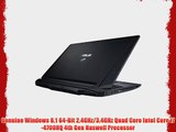 ASUS ROG G750JM Series 17.3-inch Gaming Laptop (Intel Core i7-4700HQ Quad Core GeForce GTX