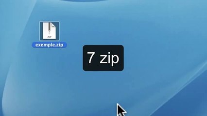 Comment décompresser un fichier avec 7zip