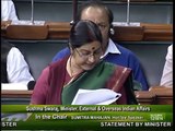 Suo Motu Statement by External Affairs Minister in Lok Sabha on PM's recent visits abroad