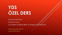 YDS özel ders İstanbul & Online