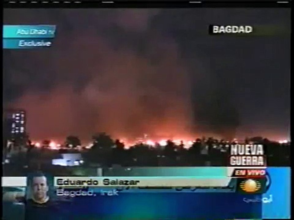 bombardeo a Bagdad 2003