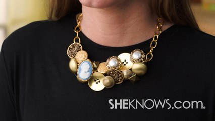 DIY Button Necklace
