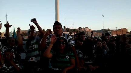 Afición se reúne en Torreón en apoyo a Santos