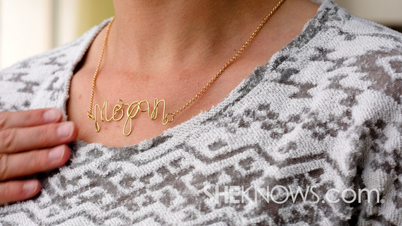 DIY Name Necklace