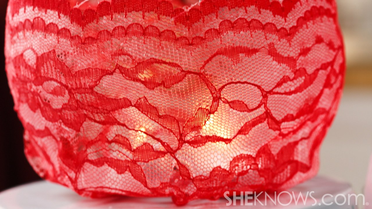 Lace Votive Candles