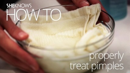 How To Properly Treat Pimples