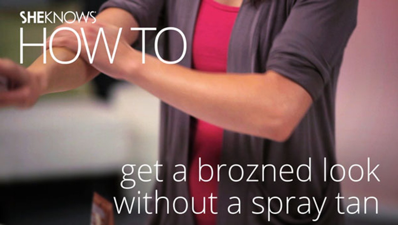 How To Get A Bronzed Look Without A Spray Tan
