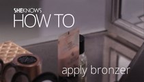 How To Apply Bronzer