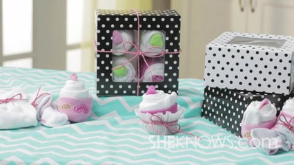 Onesie and Sock Cupcakes
